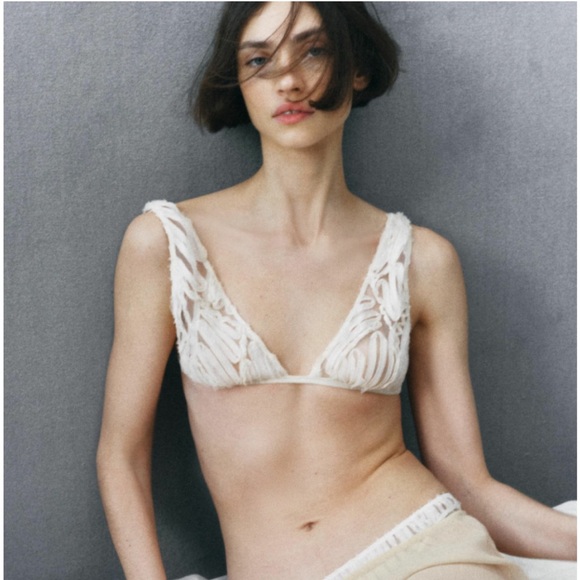 Zara Embroidery Lace Bracelet—- New! - Picture 3 of 9